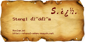 Stengl Ádám névjegykártya